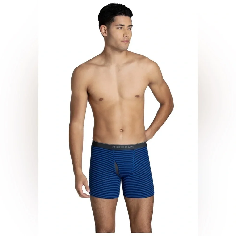 Fruit of the Loom Men's EverSoft CoolZone Boxer Briefs – 6-Pack